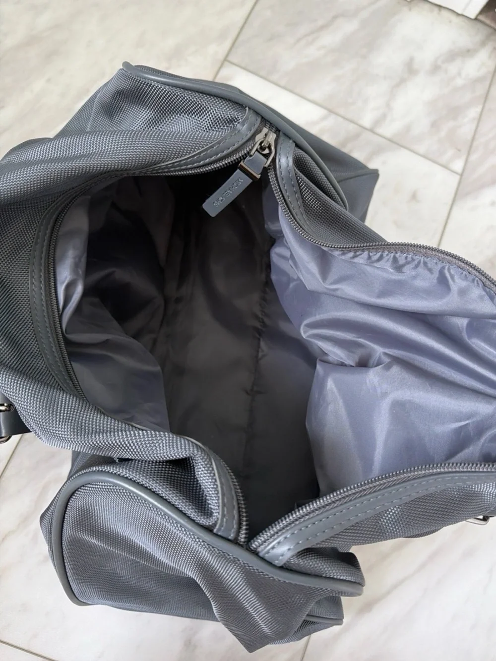 Michael Kors Gray Travel Bag with Handles